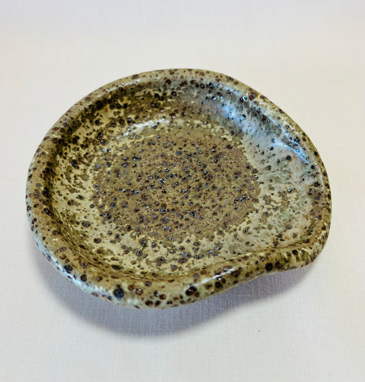 Seep and Sit (small spoon rest), teahouse glaze
