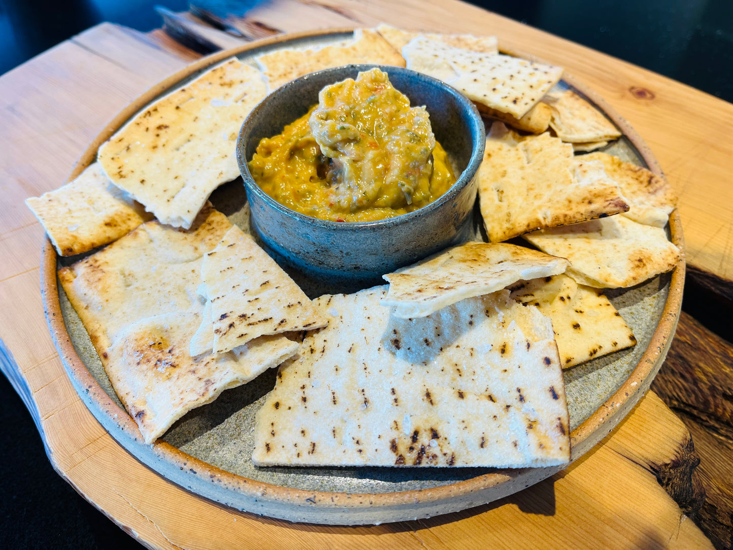 Scoop and Serve (chip and dip platter), galenta glaze