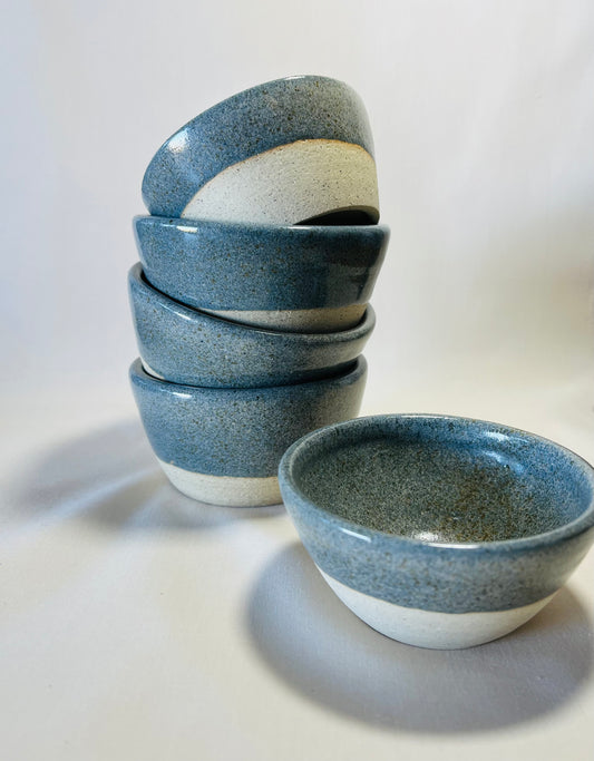 The Nibble Set (5 unique bowls), galenta glaze