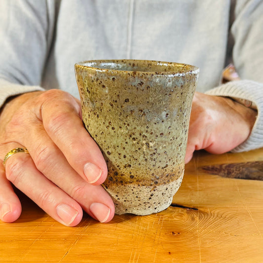 Handless Mug (The Mantle Series), teahouse glaze