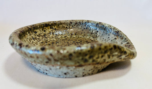 Seep and Sit (small spoon rest), teahouse glaze