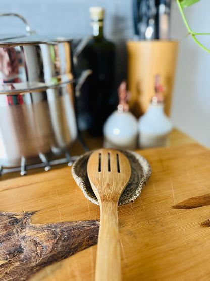 Wooden Spoon Rest, teahouse glaze