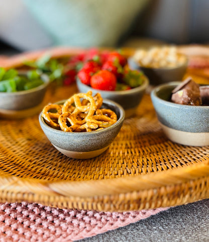 The Nibble Set (5 unique bowls), galenta glaze