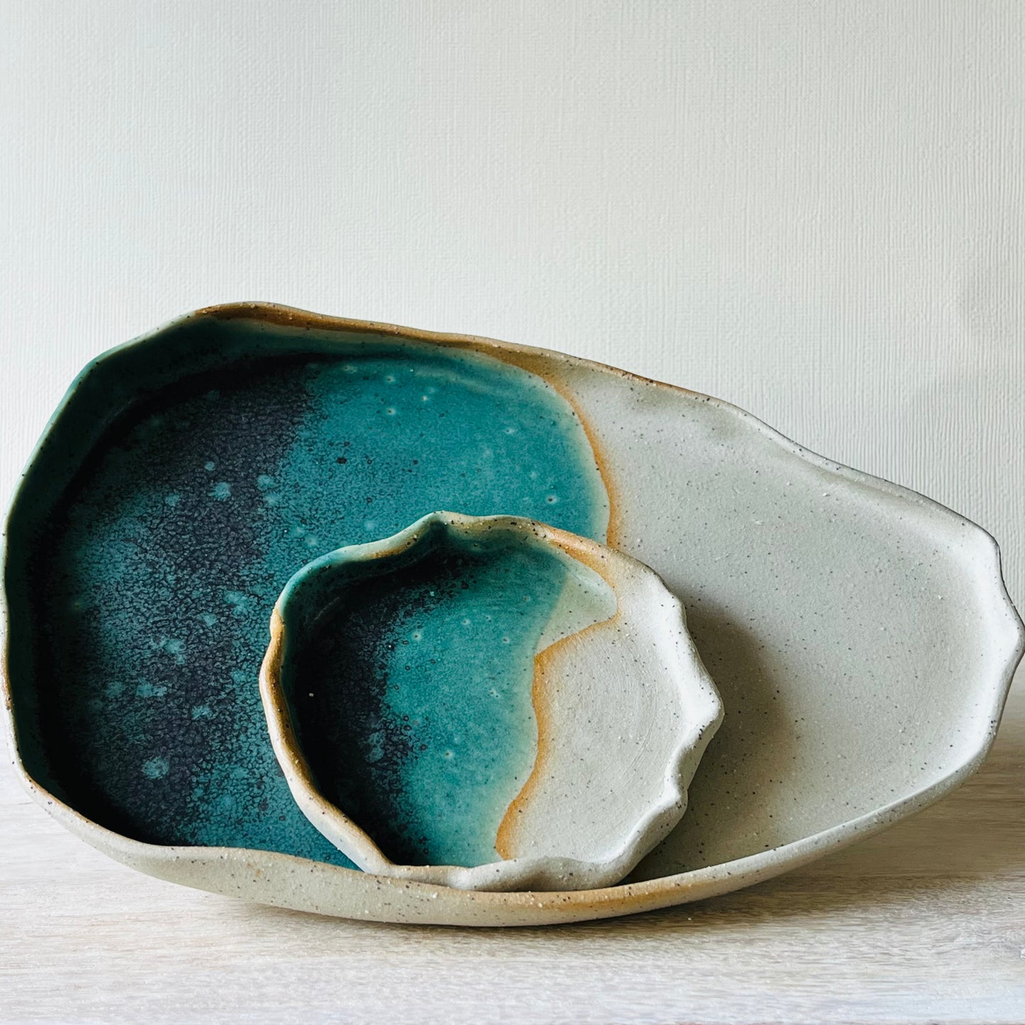 Trays & Trinket Dishes - Deep Sea Green