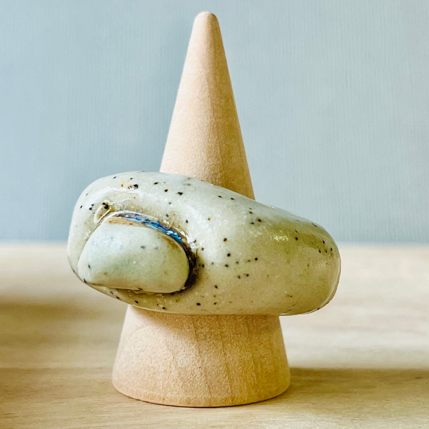 Sculptural Stoneware Rings