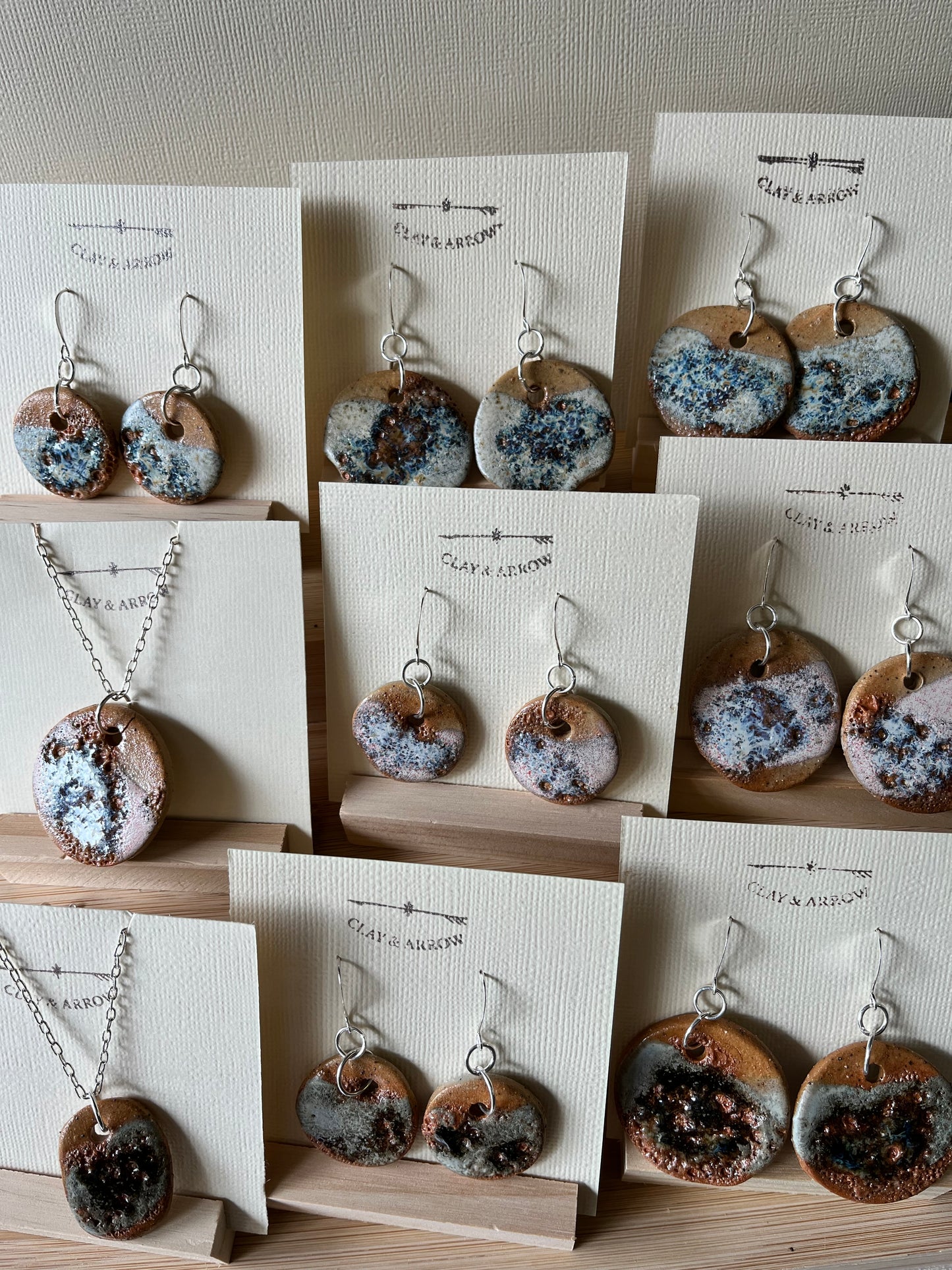 Earrings and Necklaces