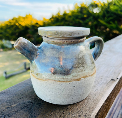 Teapot for One (The Heath Series), teahouse and coral glaze