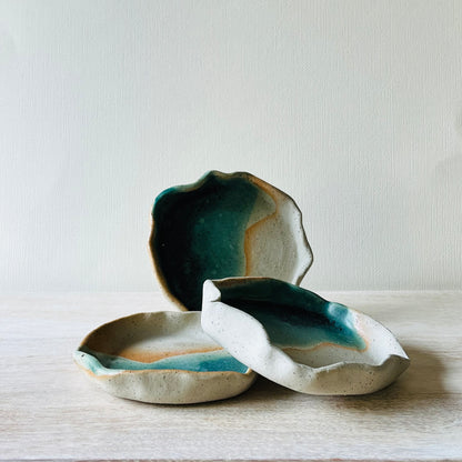 Trays & Trinket Dishes - Deep Sea Green