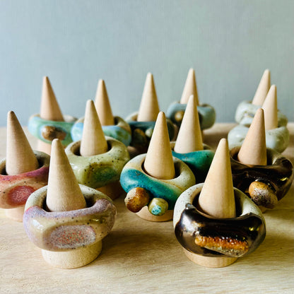 Sculptural Stoneware Rings