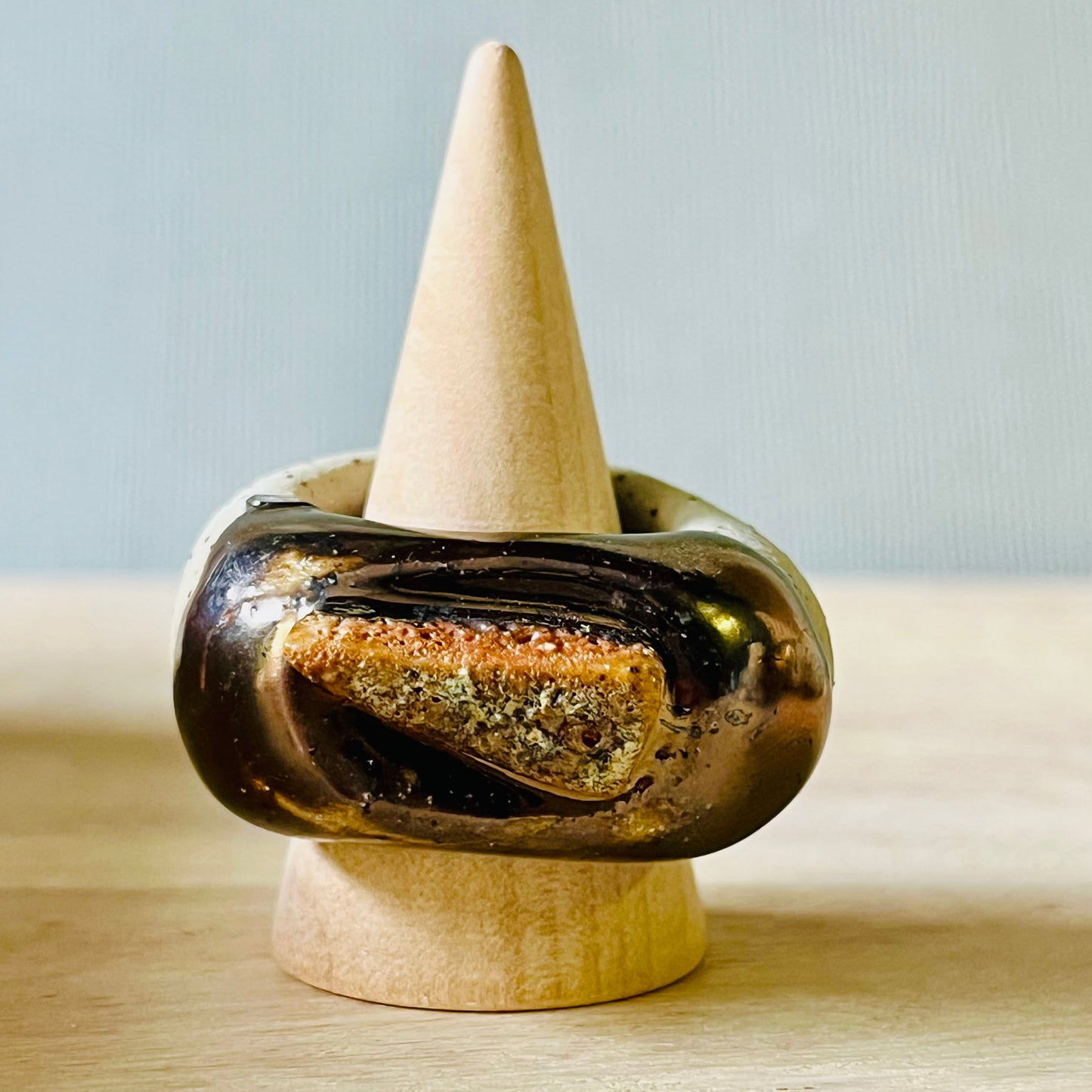 Sculptural Stoneware Rings