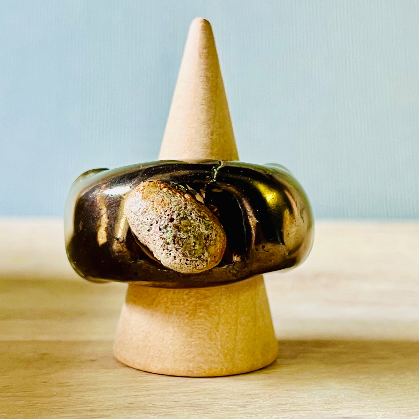 Sculptural Stoneware Rings