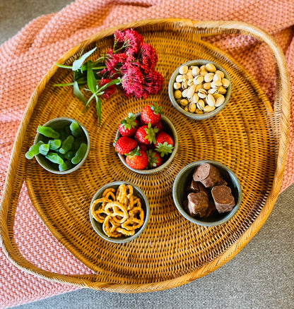 The Nibble Set (5 unique bowls), galenta glaze