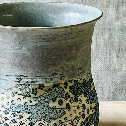 Vases - Smoke Glaze & Japanese  Paper Design