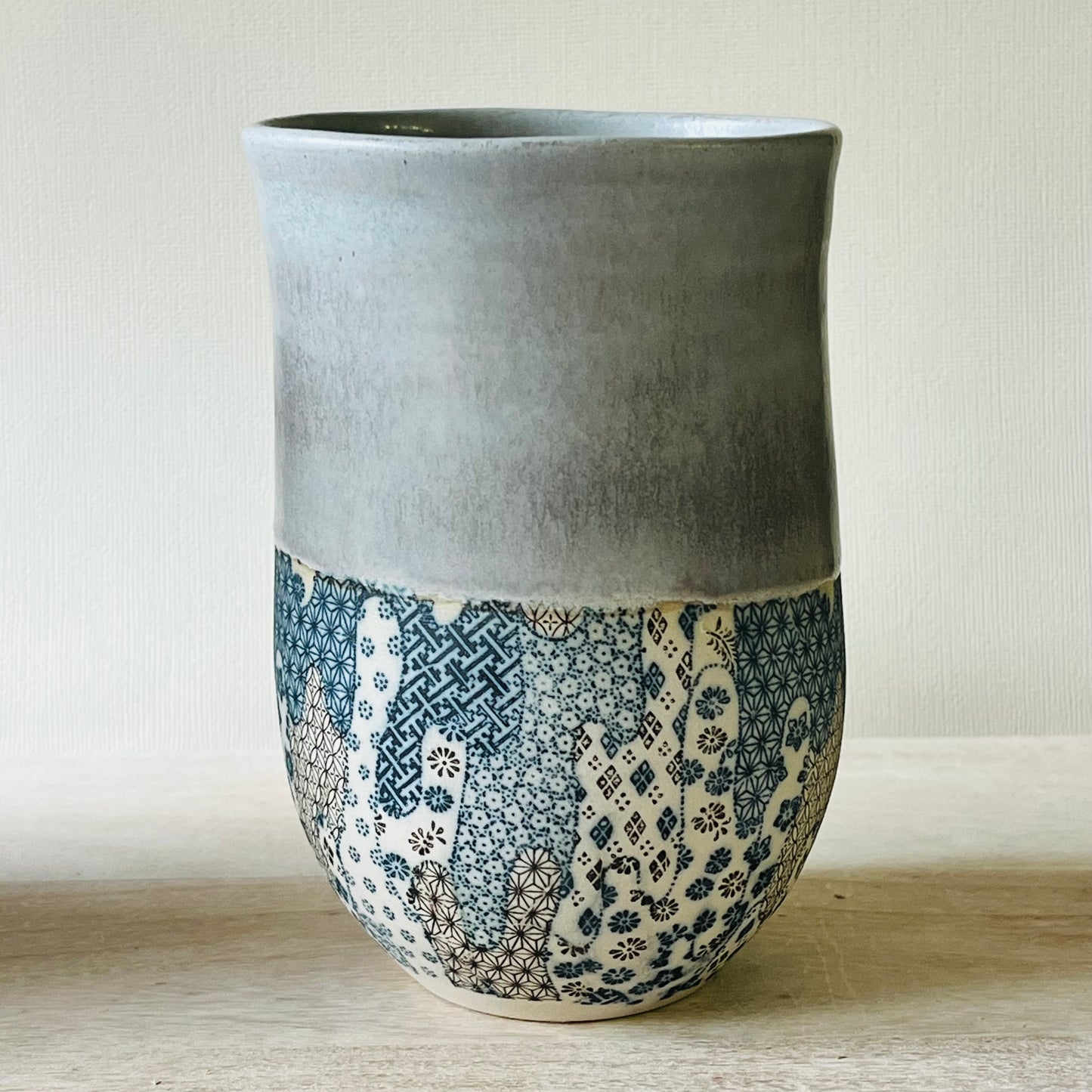 Vases - Smoke Glaze & Japanese  Paper Design