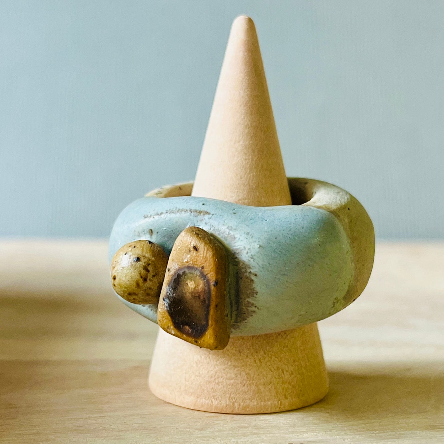 Sculptural Stoneware Rings