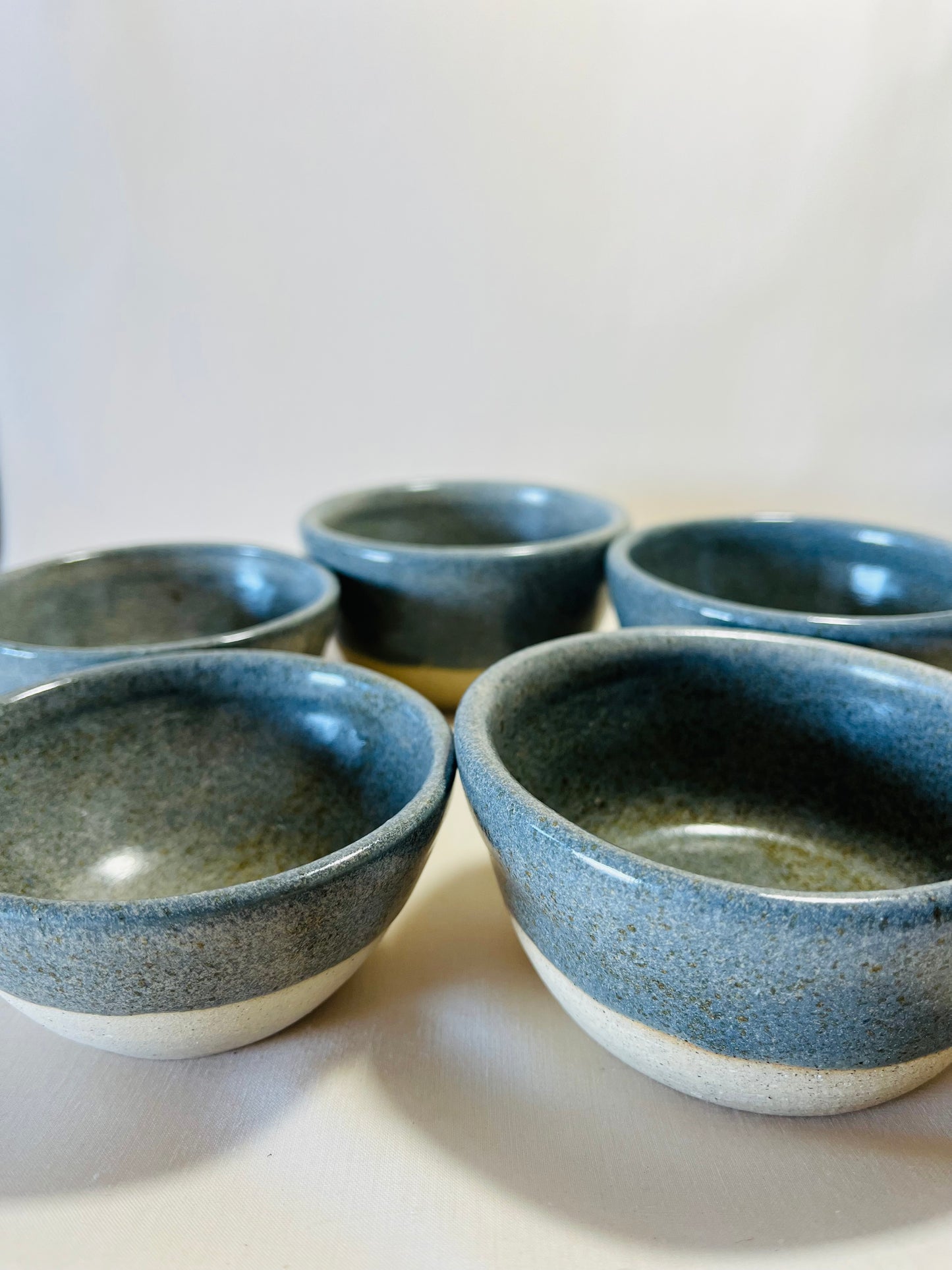 The Nibble Set (5 unique bowls), galenta glaze