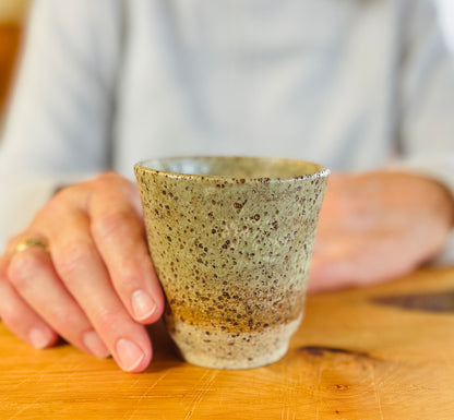 Handless Mug (The Mantle Series), teahouse glaze