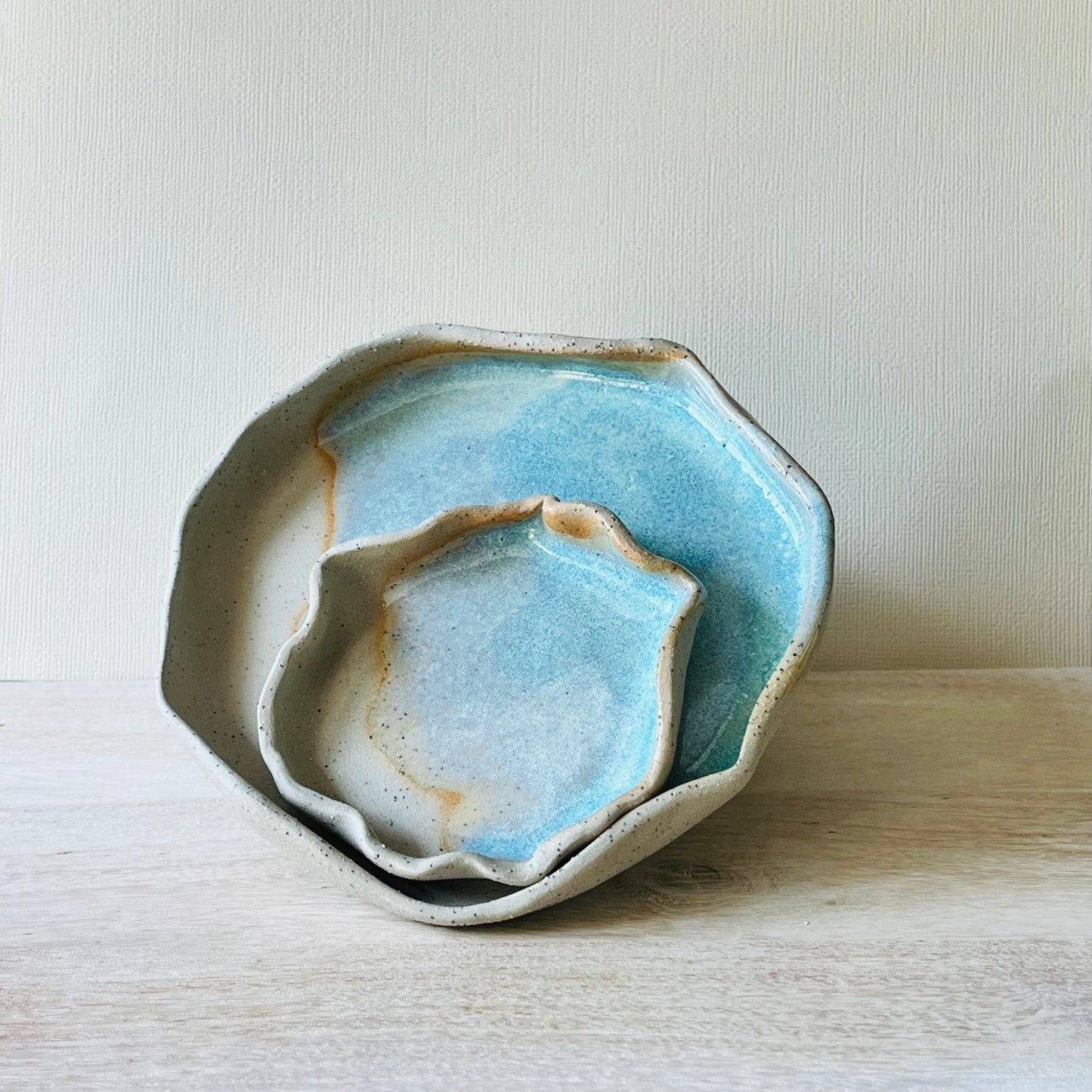 Trays & Trinket dishes - Glacial Blue