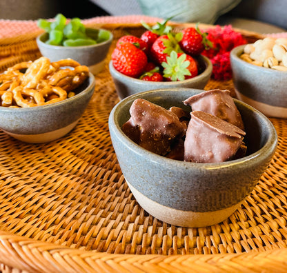 The Nibble Set (5 unique bowls), galenta glaze
