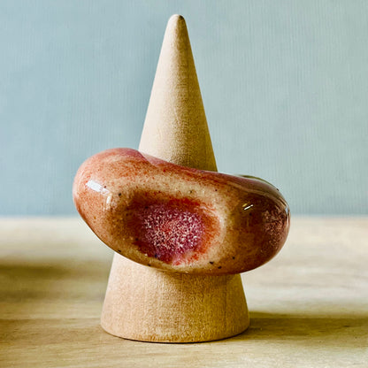 Sculptural Stoneware Rings