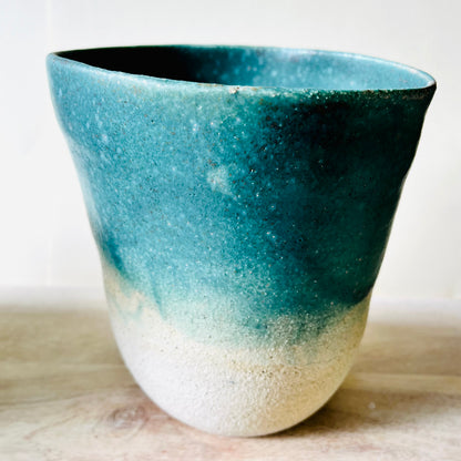 Large Sea Green Vases