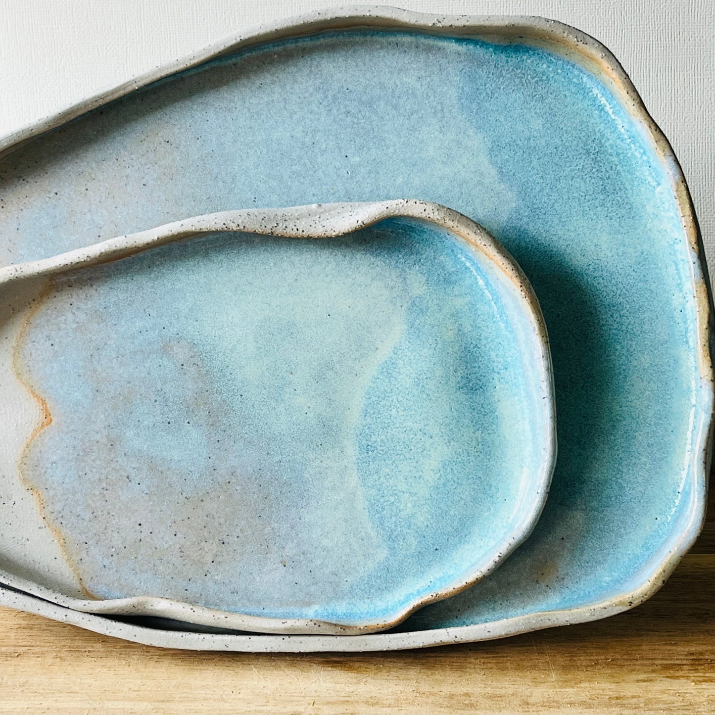 Trays & Trinket dishes - Glacial Blue