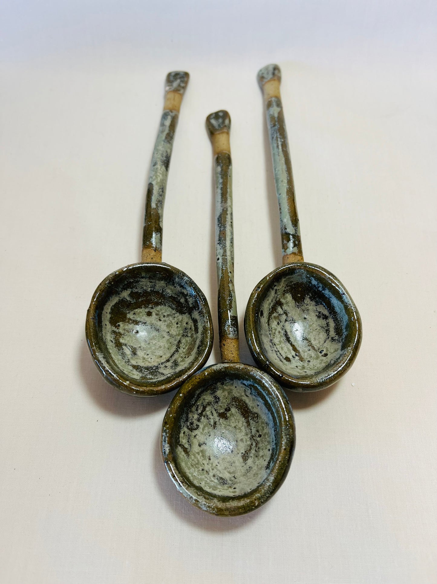 The Nourish Set (bowl, plate and spoon), teahouse and coral glaze