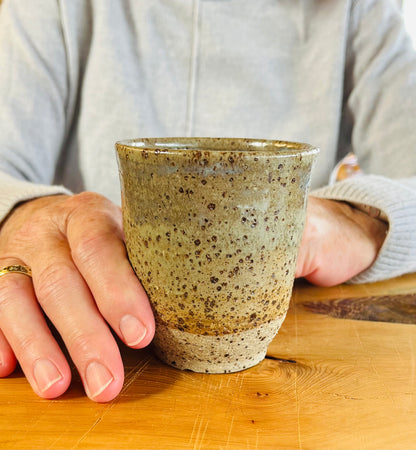 Handless Mug (The Mantle Series), teahouse glaze