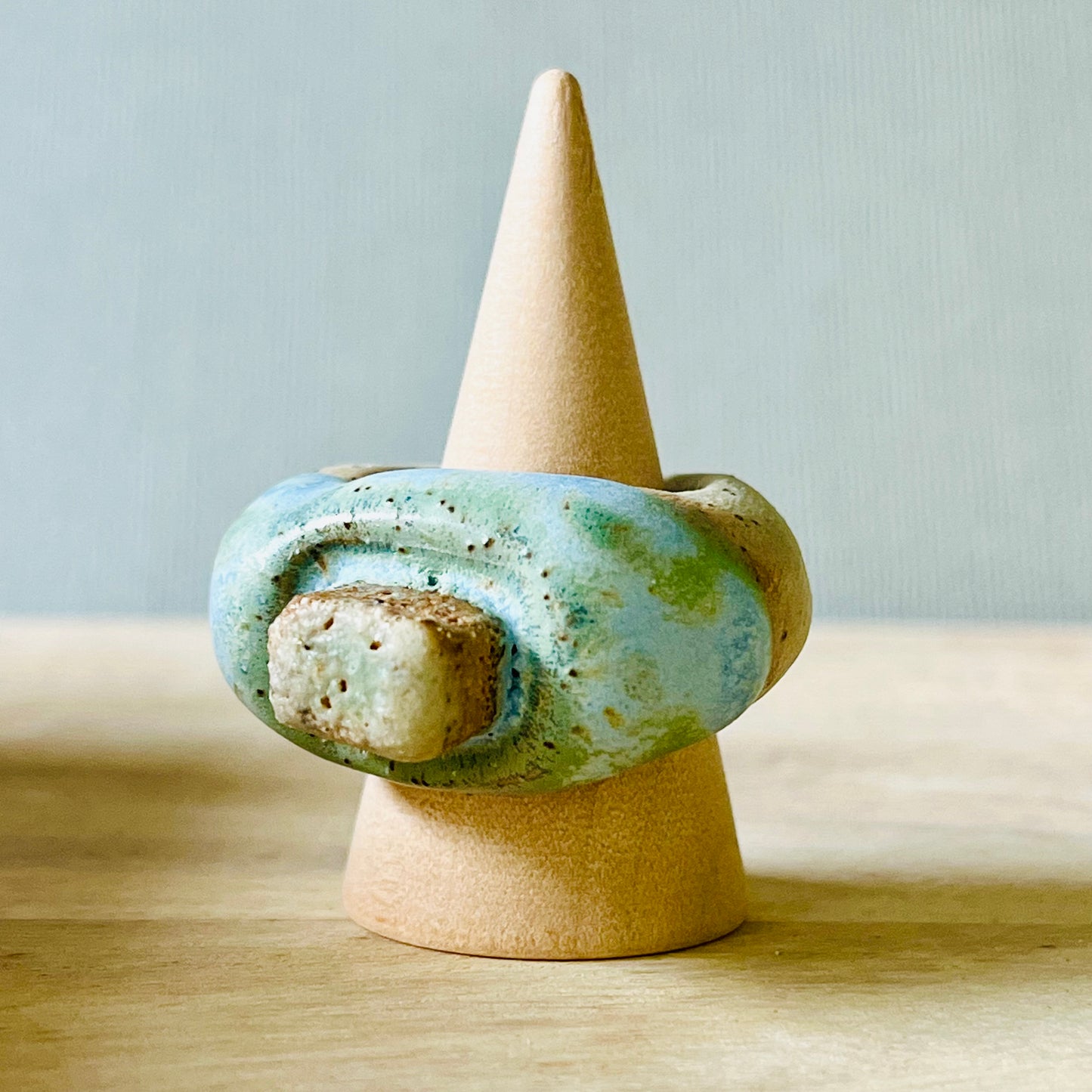 Sculptural Stoneware Rings
